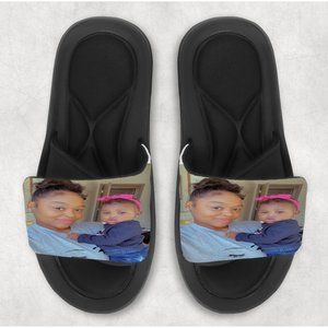 Custom Photo Memory Foam adjustable strap custom sandals